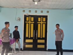 Polsek Dompu Intensifkan Patroli di Rumah Ibadah Umat Kristiani, Jamin Keamanan Ibadah Minggu