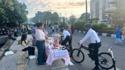 Patroli Bersepeda dan Segway, Polda NTB Amankan Car Free Day Udayana