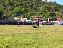 Upacara Hardiknas dan Hari Otonomi Daerah ke-30 di Hu’u Berjalan Aman dan Lancar