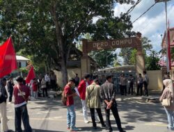 Aksi Unjuk Rasa EK-LMND di Dompu Berlangsung Aman dan Terkendali