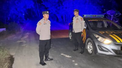 Patroli Blue Light Polsek Kediri Sasar Perbatasan Dini Hari
