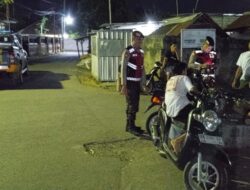 Persempit Ruang Gerak Kriminal, Sat Samapta Polres Lombok Barat Sisir Jalur Rawan Malam Hari