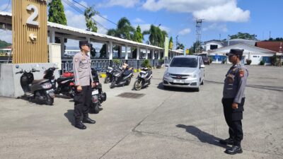 Antisipasi Lonjakan Penumpang ke Bali, Polisi Jaga Ketat Proses Pemuatan Kapal di Pelabuhan Lembar