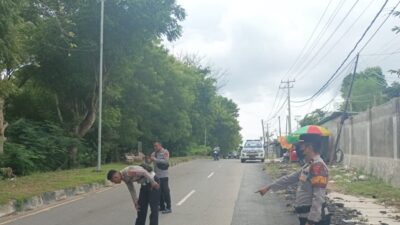 Respon Cepat SPKT Polres Bima Kota Tindaklanjuti Laporan Kecelakaan Melalui Call Center 110