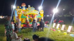 Kehadiran Babinsa di Pasar Malam Bawa Rasa Aman Warga