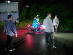 Polsek Maluk Gelar Patroli dan Razia Humanis, Warga Diimbau Jaga Kamtibmas