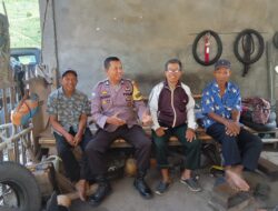 Dekatkan Pelayanan Kepolisian, Bhabinkamtibmas Desa Kole Sambangi Tokoh Masyarakat