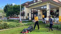 Ciptakan Lingkungan Bersih, Polres Bima Kota Gelar Kurvey Bersama