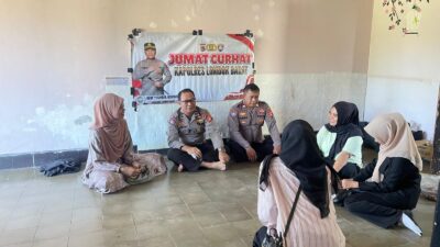 Jumat Curhat Polres Lombok Barat: Tekan Pernikahan Dini dan Judi Online