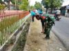 Babinsa dan Warga Kompak Jaga Kebersihan Tanjung Karang