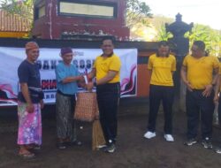 Sambut Hari Bhayangkara ke-80, Polres Lombok Barat Gelar Aksi Bhakti Sosial di Pura Segare Lingsar