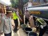 Wujud Kepedulian Polri, Satlantas Polres Dompu Salurkan Air Bersih kepada Warga Pajo