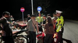 Polres Bima Kabupaten Gelar Patroli Strong Point Rinjani Presisi Skala Besar, Amankan 3 Bilah Parang dan 3 SPM Berknalpot Brong