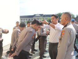 Jelang HUT Bhayangkara Ke-80, Sipropam Polres Bima Kota Gelar Opsgaktiblin terhadap Personel