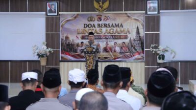 Sinergi Kamtibmas, Polres Lombok Barat Gelar Doa Bersama Lintas Agama