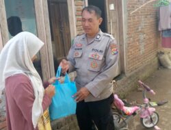 Polsek Lembar Salurkan Bantuan Nutrisi Mantap di Labuan Tereng