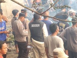 Polsek Ambalawi Gerak Cepat Tangani Kebakaran Dua Rumah Warga di Desa Rite