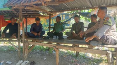 Bhabinkamtibmas Polres Bima Kota Jalin Silaturahmi dengan Kelompok Tani, Dorong Kepatuhan dan Harkamtibmas
