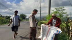 Dukung Program Presiden, Polsek Gerung Dampingi Petani Desa Tempos Maksimalkan Lahan Kosong