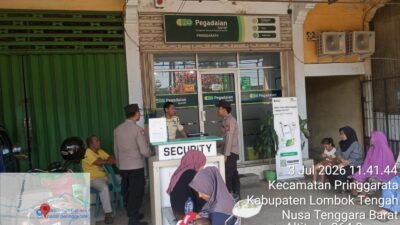 Polsek Pringgarata Perkuat Patroli Objek Vital, Sampaikan Edukasi Kamtibmas dan Pencegahan Karhutla