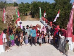 Harapan Warga Bayan Terjawab, Jembatan Merah Putih Kini Terbangun