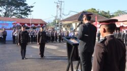 POLRES DOMPU GELAR UPACARA DAN SYUKURAN HARI BHAYANGKARA KE-80, TEGUHKAN KOMITMEN “80 TAHUN MENGABDI POLRI UNTUK MASYARAKAT