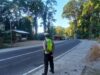 Sat Lantas Polres Lombok Utara Gelar Strong Point Pagi, Atur Arus dan Tertibkan Pelanggar