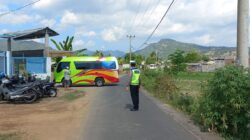 Polsek Tanjung Gelar Rawan Pagi di Pasar Tanjung, Himbau Pedagang Waspada Cuaca Ekstrem dan 3C