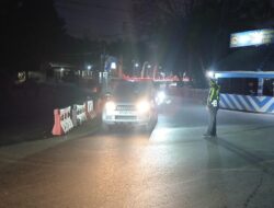 Malam Boleh Sunyi Namun Demi Kenyamanan Masyarakat Pengguna Jalan Satlantas Polres Bima Kabupaten Rutin Gelar Patroli Malam