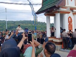 Ratusan Personel Gabungan Sukses Kawal Peresmian Bendungan Meninting