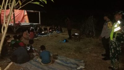 Bhabinkamtibmas Polsek Woha Hadiri Penutupan Kegiatan Masa Orientasi Siswa Baru di MTS Al-Jihad