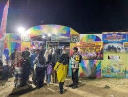 Bhabinkamtibmas Desa Ta’a Laksanakan Pengamanan Pasar Malam, Ajak Masyarakat Jaga Kamtibmas