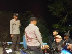 Cegah Kejahatan 3C di Kawasan Senggigi, Polsek Batulayar Intensifkan Patroli Malam