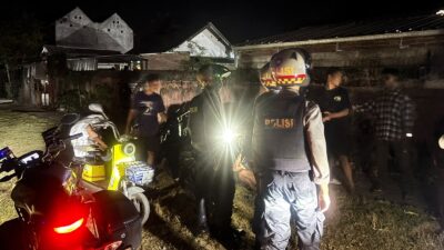 Cegah Kriminalitas 3C, Sat Samapta Polres Lombok Barat Intensifkan Patroli Malam