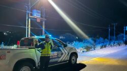 Satlantas Polres Sumbawa Barat Gelar Patroli Blue Light, Tindak Knalpot Brong dan Cegah Balap Liar di Taliwang
