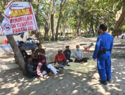 Sat Polairud Polres Lombok Barat Intensifkan Patroli Dialogis di Kawasan Wisata Senggigi