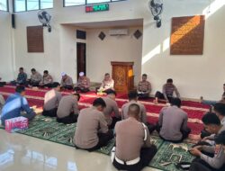 Binrohtal Rutin, Polres Bima Kota Tingkatkan Keimanan dan Integritas Personel Melalui Pembinaan Rohani
