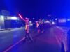Satlantas Polres Lombok Utara Gelar Blue Light Patrol di Jalan Raya Tanjung