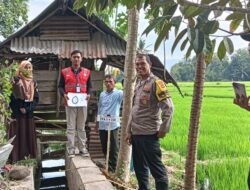 Bhabinkamtibmas Kandai Dua Dampingi Pengecekan Lokasi Pembangunan Irigasi, Dukung Produktivitas Pertanian