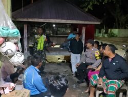 Bhabinkamtibmas Desa Konte Bersama Babinsa Gelar Patroli Malam, Antisipasi Kenakalan Remaja dan Jaga Kamtibmas