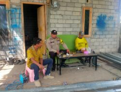 Bhabinkamtibmas Desa Jala Ajak Warga Jaga Kamtibmas dan Optimalkan Pekarangan untuk Dukung Ketahanan Pangan