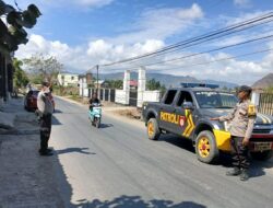 Patroli Rutin, Polsek Woha Sambangi Tempat Keramaian Hingga Pemukiman Warga