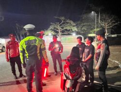 Cegah Potensi Gangguan Kamtibmas di Malam Hari, Piket Pamapta Polres Bima Kabupaten Optimalkan Patroli KRYD