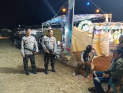 Berikan Rasa Aman bagi Pengunjung, Polsek Plampang Laksanakan Pengamanan Kegiatan Expo di Maronge