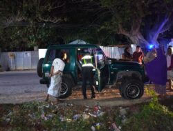 Satlantas Polres Bima Kabupaten, Evakuasi Korban Meninggal Dunia Akibat Lakalantas Ganda di Desa Rabakodo