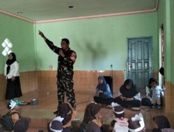 Babinsa Langko Ajak Siswa Kenali Pancasila dan Tolak Bullying
