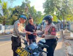 Sipropam Polres Dompu Gelar Gaktibplin, Wujudkan Disiplin dan Profesionalisme Personel