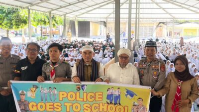 Cegah Perundungan dan Laka Lantas, Polres Lombok Barat Sambangi Ponpes Darul Mustofa NW