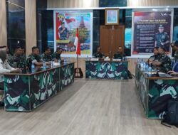 Tim Wasgiat Kodam IX/Udayana Evaluasi Kinerja Kodim Mataram