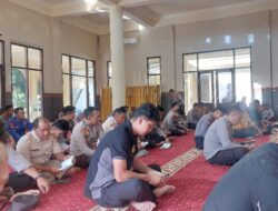 Perkuat Mental dan Spiritualitas Personel, Polres Dompu Gelar Bimbingan Rohani dan Mental (Binrohtal)